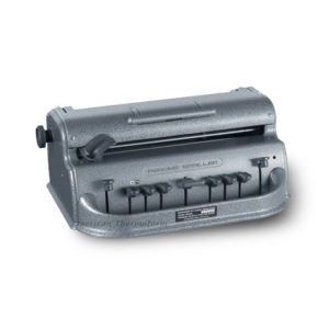 Unimanual perkins brailler