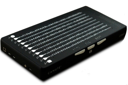 Canute braille tablet